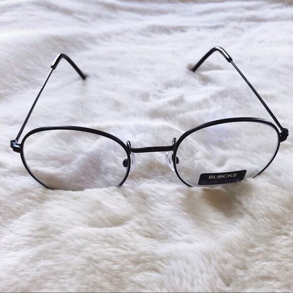 Chase Black Round Computer Blue Light Glasses - Picture 5 of 10